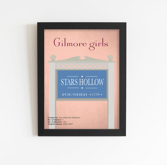 Gilmore Girls (2000-2007) Minimalistic TV Poster