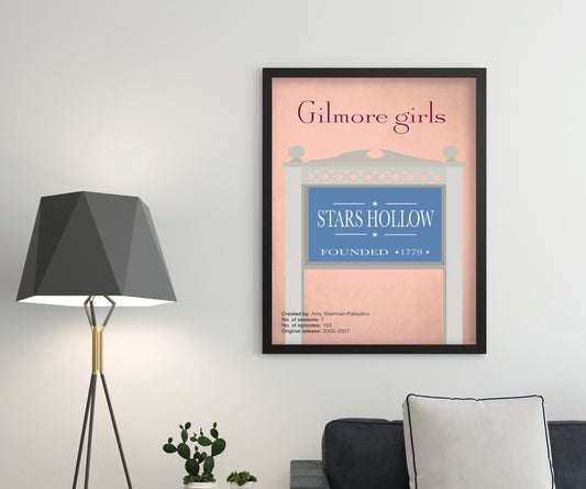 Gilmore Girls (2000-2007) Minimalistic TV Poster