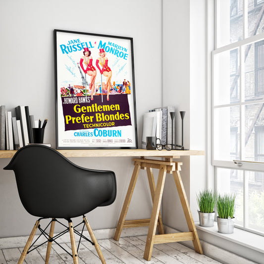 Gentlemen Prefer Blondes Movie Poster (1953)