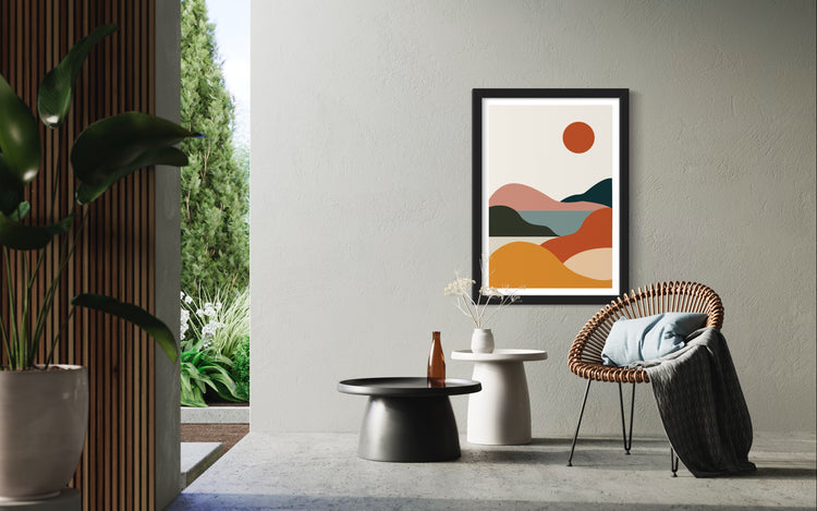 Geometric Horizon Wall Art