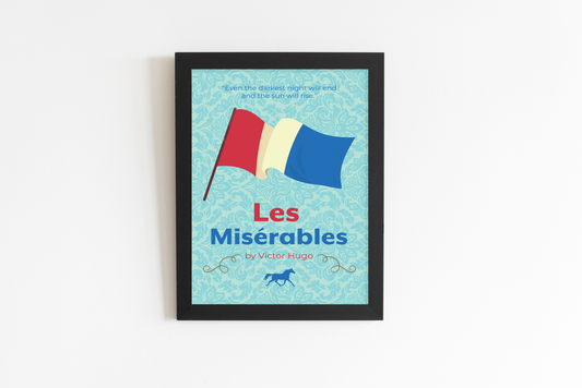 Les Misérables by Victor Hugo Book Poster