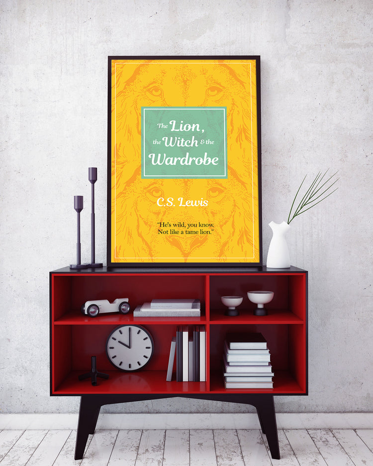 The Lion, the Witch, & the Wardrobe (Narnia) by C.S. Lewis Book Poster