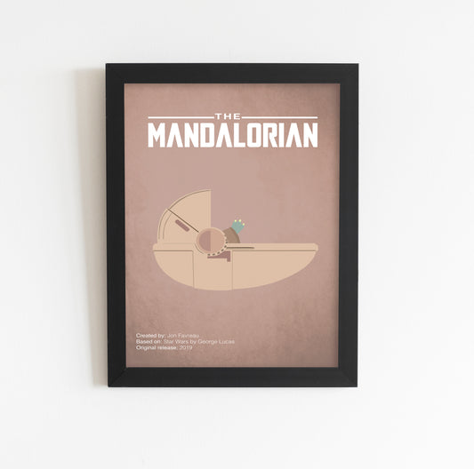 The Mandalorian (2019) Minimalistic TV Poster