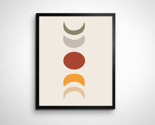 Mid-Century Moon Wall Art