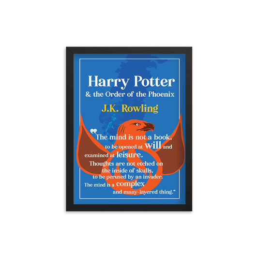 Harry Potter & the Order of the Phoenix by J.K. Rowling Book Poster