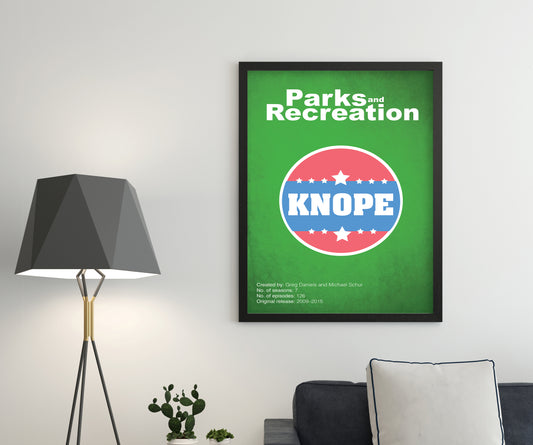 Parks and Recreation (2009-2015) Minimalistic TV Poster