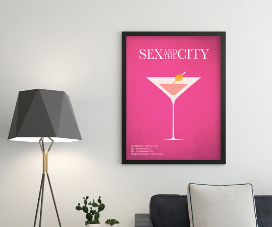 Sex and the City (1998-2004) Minimalistic TV Poster