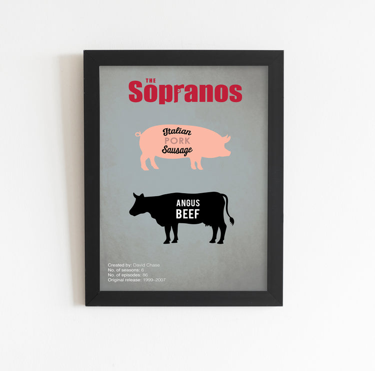 The Sopranos (1999-2007) Minimalistic TV Poster