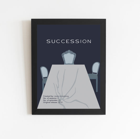 Succession (2018-2023) Minimalistic TV Poster