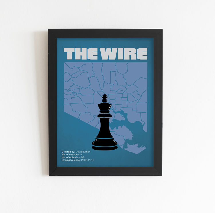 The Wire (2002-2008) Minimalistic TV Poster