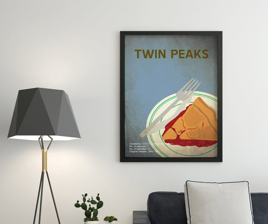 Twin Peaks (1990) Minimalistic TV Poster