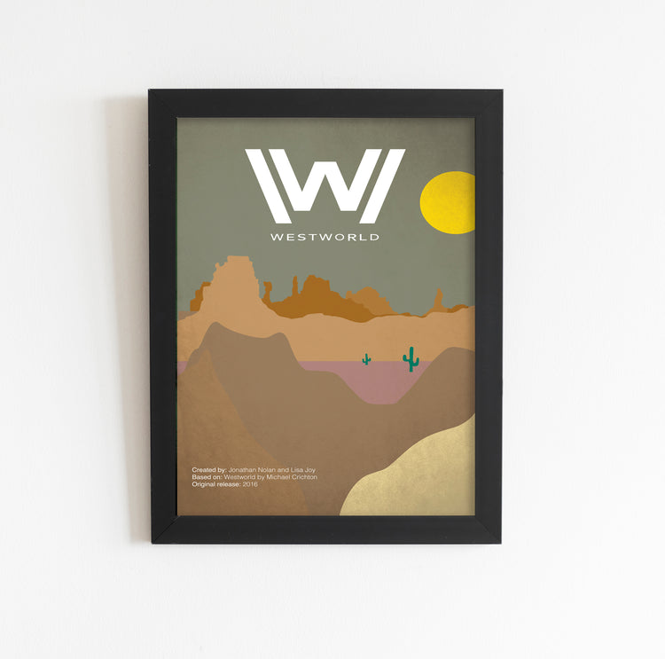 Westworld (2016-2022) Minimalistic TV Poster