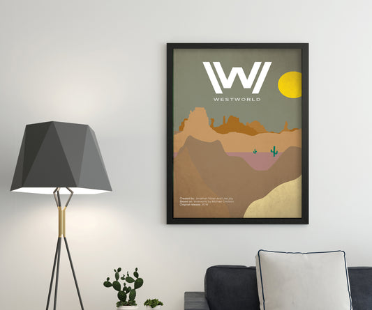 Westworld (2016-2022) Minimalistic TV Poster