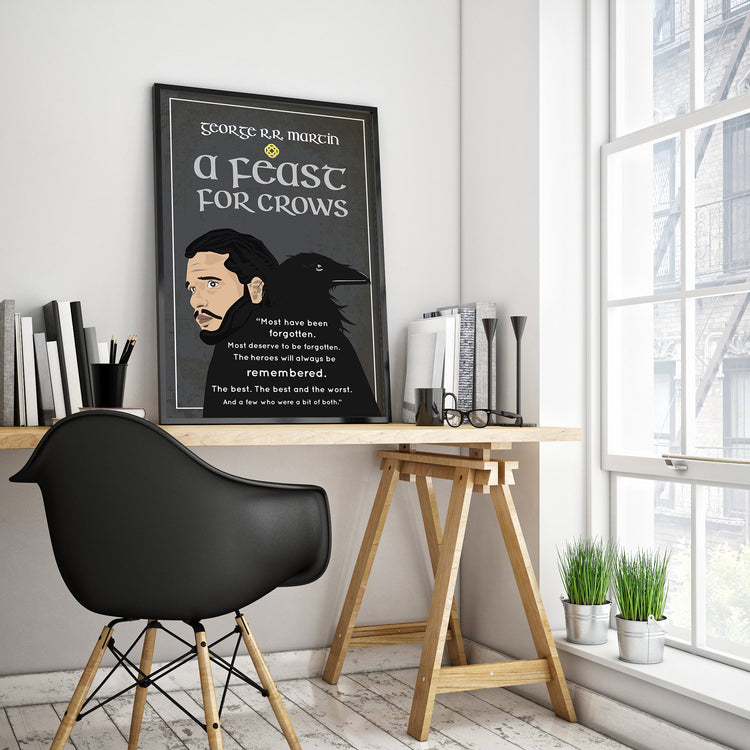 A Feast for Crows by George R.R. Martin Book Poster