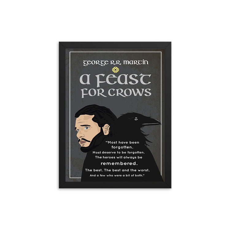 A Feast for Crows by George R.R. Martin Book Poster