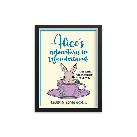 Alice's Adventures in Wonderland by Lewis Carroll Book Poster