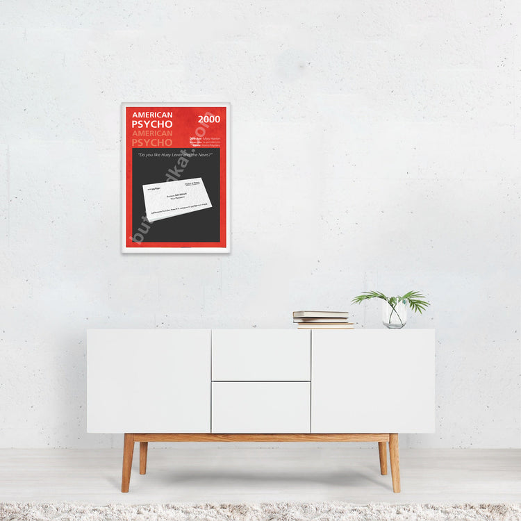 American Psycho (2000) Minimalistic Film Poster