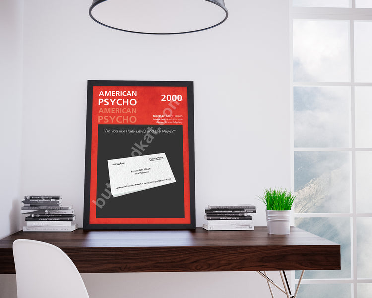 American Psycho (2000) Minimalistic Film Poster