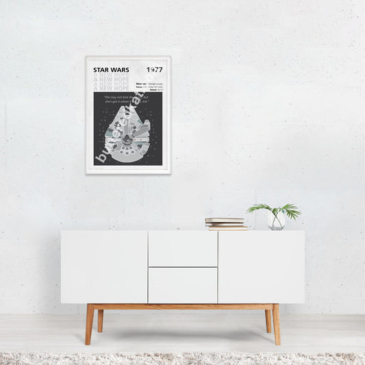 Star Wars: Episode IV – A New Hope (1977) Minimalistic Film Poster