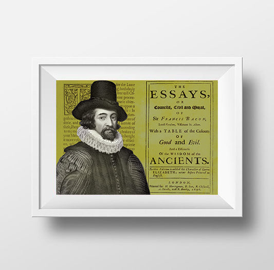 Francis Bacon Scientist Portrait Poster