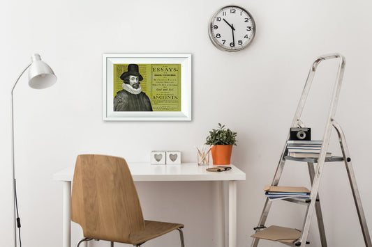 Francis Bacon Scientist Portrait Poster