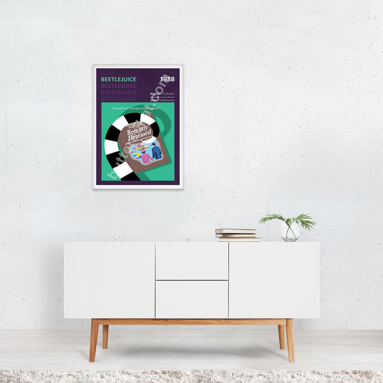 Beetlejuice (1988) Minimalistic Film Poster