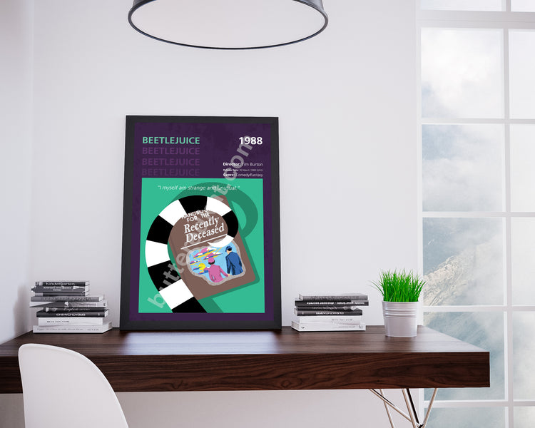 Beetlejuice (1988) Minimalistic Film Poster