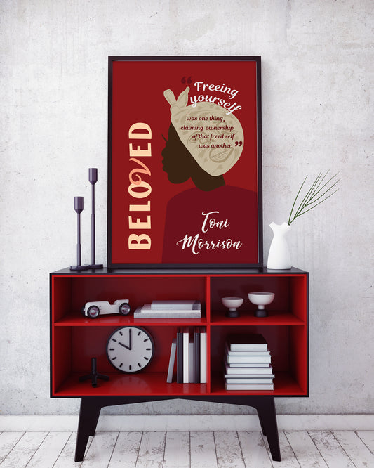 Beloved by Toni Morrison Book Poster