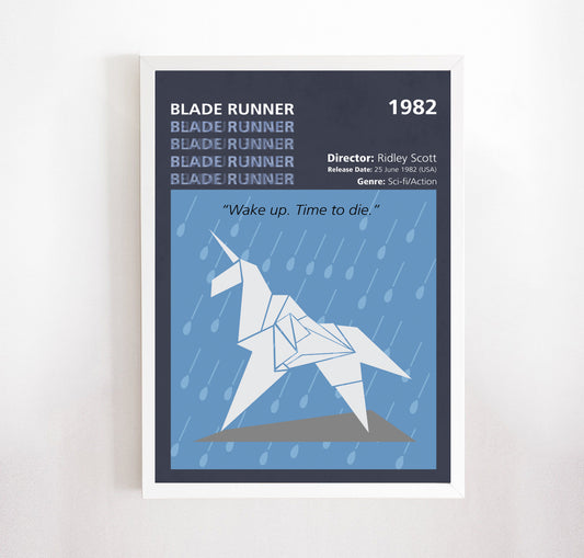 Blade Runner (1982) Minimalistic Film Poster