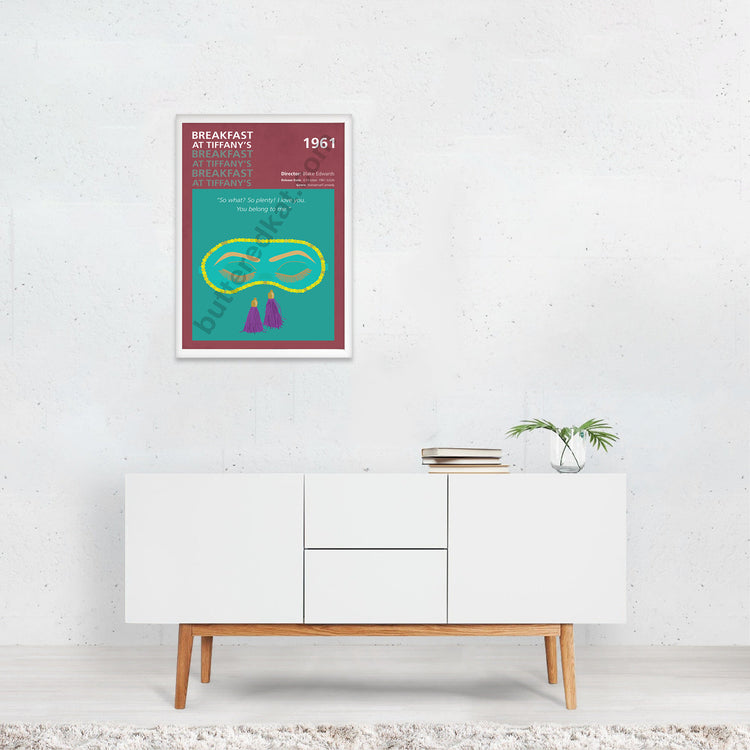 Breakfast at Tiffany’s (1961) Minimalistic Film Poster