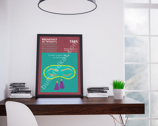 Breakfast at Tiffany’s (1961) Minimalistic Film Poster