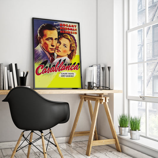 Casablanca Movie Poster (1942)