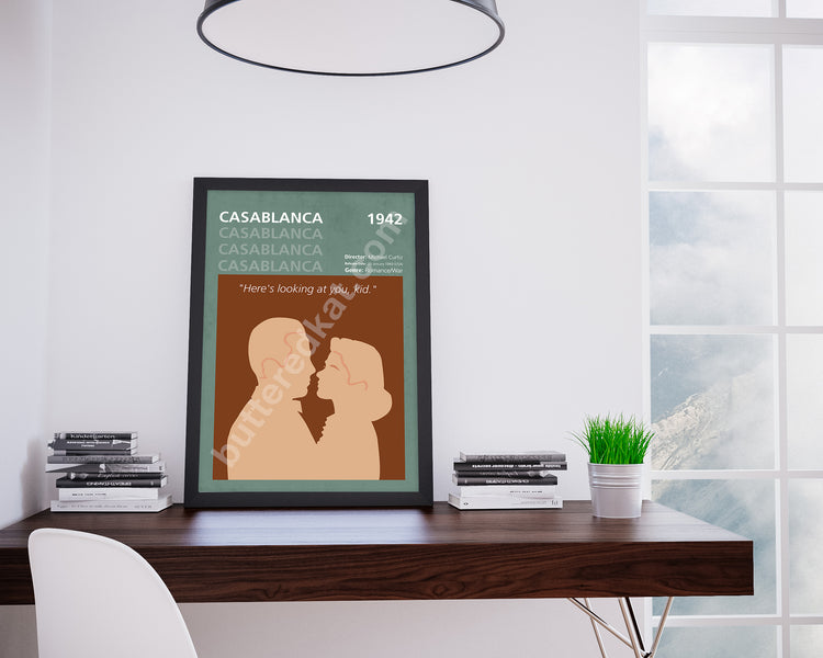 Casablanca (1942) Minimalist Film Poster