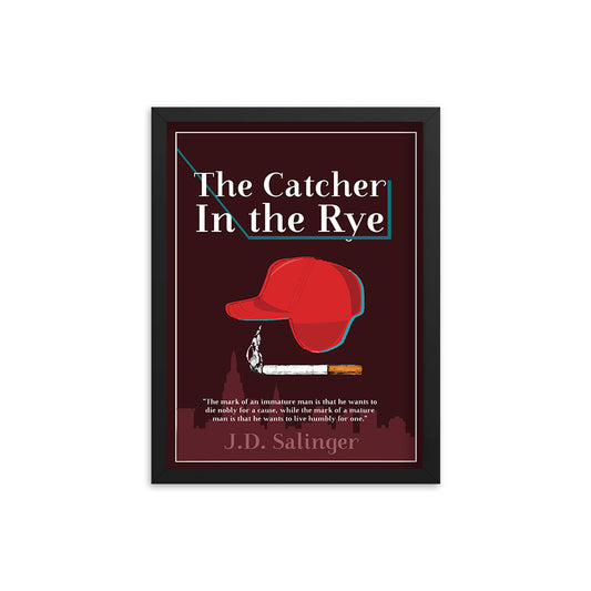 The Catcher in the Rye by J.D. Salinger Book Poster
