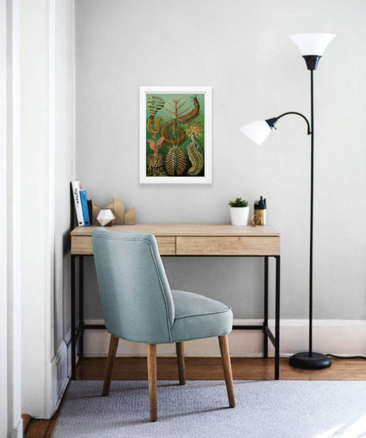 Chaetopoda Drawing (1904) by Ernst Haeckel Poster