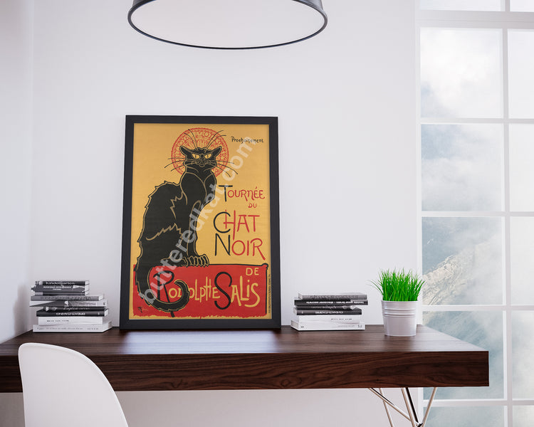 La tournée du Chat Noir de Rodolphe Salis (1896) Vintage Poster