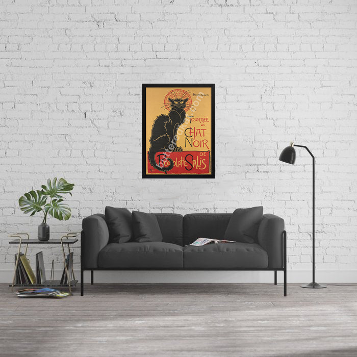 La tournée du Chat Noir de Rodolphe Salis (1896) Vintage Poster