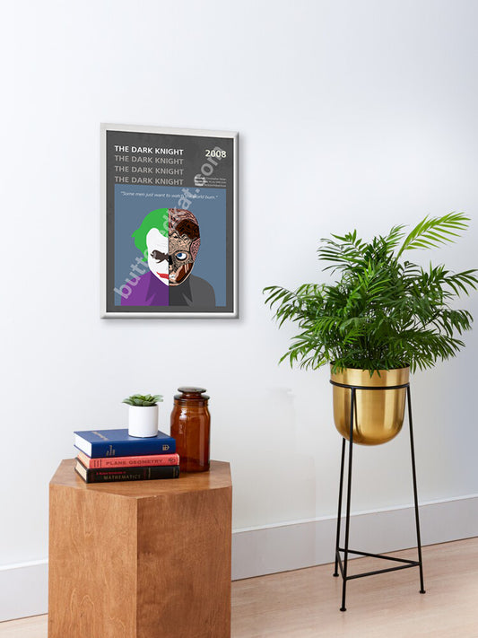 The Dark Knight (2008) Minimalistic Film Poster