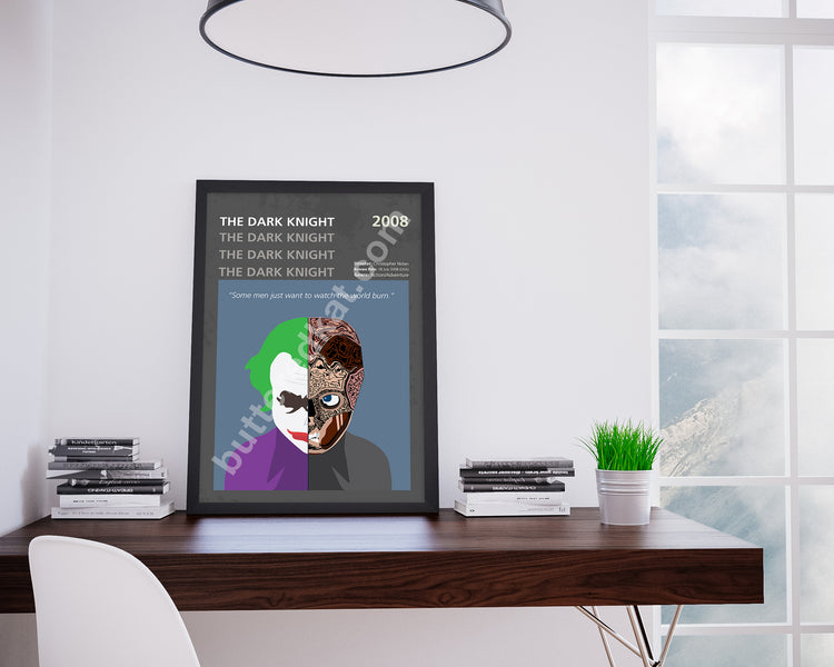 The Dark Knight (2008) Minimalistic Film Poster