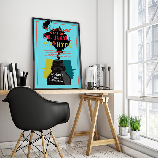 The Strange Case of Dr. Jekyll & Mr. Hyde by Robert Louis Stevenson Book Poster