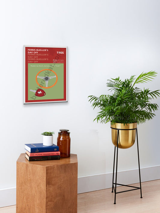 Ferris Bueller's Day Off (1986) Minimalistic Film Poster