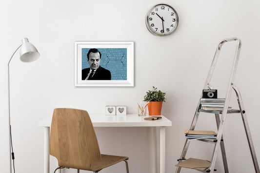 Richard Feynman Scientist Portrait Poster