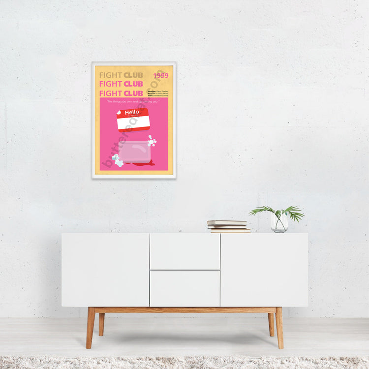 Fight Club (1999) Minimalistic Film Poster