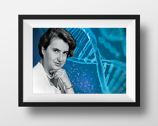 Rosalind Franklin Scientist Portrait Poster