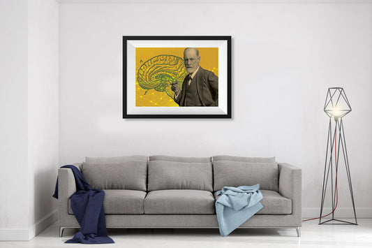 Sigmund Freud Scientist Portrait Poster