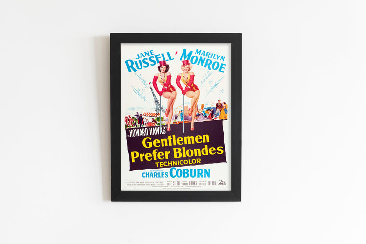 Gentlemen Prefer Blondes Movie Poster (1953)