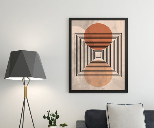 Geometric Circles Wall Art