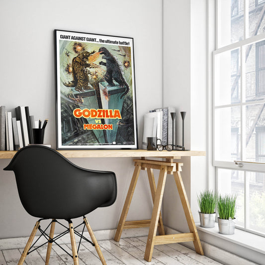 Godzilla vs. Megalon Movie Poster (1973)