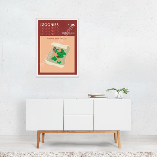 The Goonies (1985) Minimalistic Film Poster