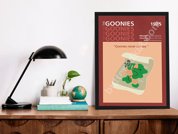 The Goonies (1985) Minimalistic Film Poster